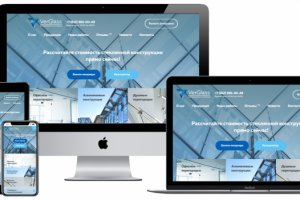 Адаптивная верстка корпоративного сайта "VerGlass"
