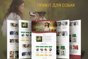 Сайт  приюта для собак