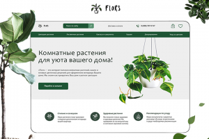 Online store комнатных растений