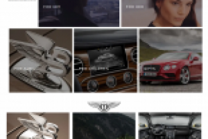 Адаптивная верстка главной страницы Bentley