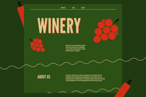 Сайт для винодельни