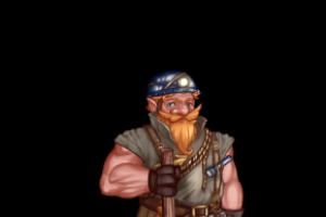 Гном-шахтёр