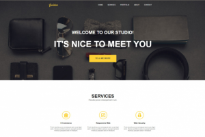 Очень простенький с которого началось мое обучение в верстке