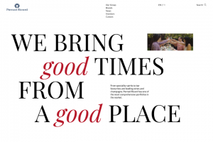 Pernod Ricard - дистрибьютор алкогольных напитков