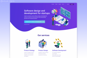 Дизайн сайта для конструктора