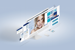 Сайт-каталог производителя косметики