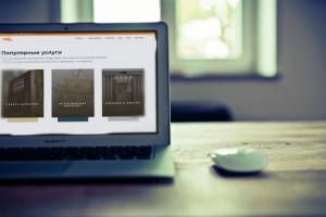 Разработка типового-сайта портфолио для рекламного агентства