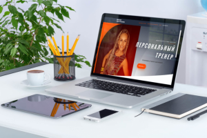 Типовой лендинг для тренера по зумбе