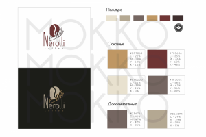 Логотип для производителя капсульного кофе "Нероли" вариант 2