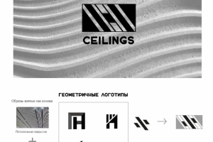 Логотип разработанный для купания CEILINGS