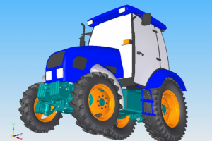 3d-сканирование и моделирование трактора