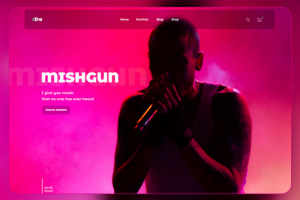 2019 | Дизайн портфолио музыканта