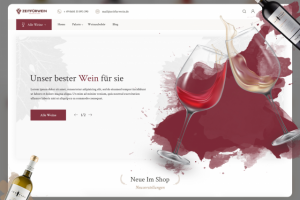 Винный интернет-магазин zeitfurwein.de | Редизайн