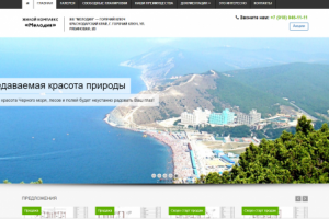 Создание сайта компании-застройщика «Новоселье»
