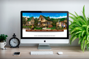 Корпоративный сайт "Дома из бруса"