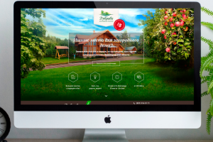 Лендинг для загородного поселка