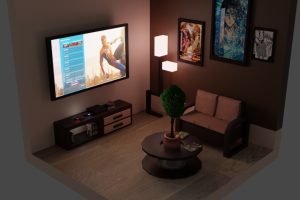 Изометрическая комната