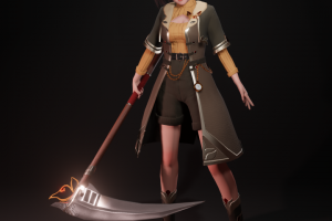 Стилизованный 3D-персонаж