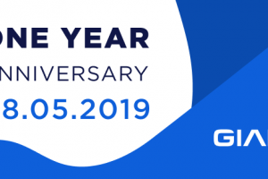 Баннер для блокчейн платформы Giant