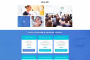 Сайт для курсов повышения квалификации врачей