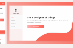 Дизайн сайта-портфолио