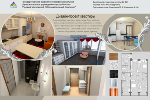 Дизайн квартиры(проектный лист)