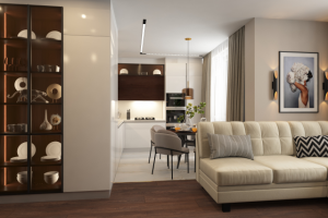 Кухня-гостинная