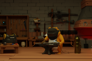 Разработка 3D сцены Кузнец