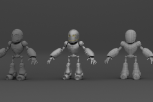 Создание 3D персонажа робота