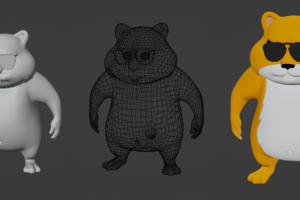 Разработка 3D модели хомяка