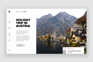 Holiday trip in Austria