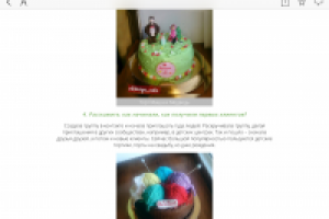 Статья о кондитере для журнала "Люблена"