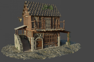 Средневековый дом №1