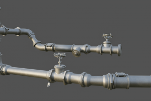 3д набор моделей труб