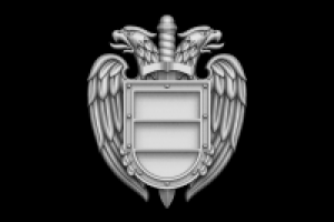 Герб ФСО, 3d модель