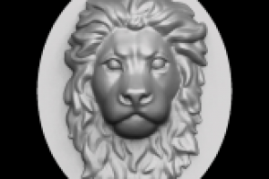 Лев, 3d модель