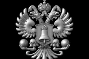 Герб ЦИК, 3d модель