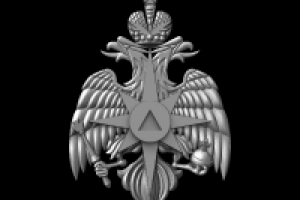 Герб МЧС, 3d модель