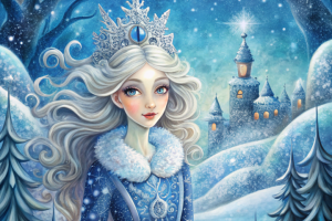 Иллюстрация к сказке "Снежная королева"
