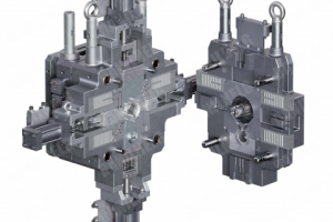 Визуализация пресс формы для литья пластмасс №1