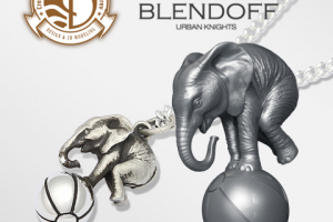 3d модель подвески "Слоник"