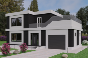 Дом в стиле хай-тек