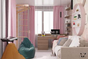Дизайн детской спальной комнаты