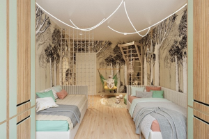 Детская комната для двух мальчиком 21 м.кв