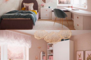 Детская комната для девочки 18м.кв