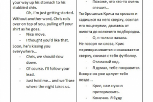 Пример перевода художественного текста №2