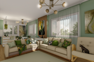 Дизайн гостинной