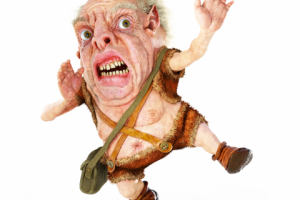 Персонаж. Испуганный монстр