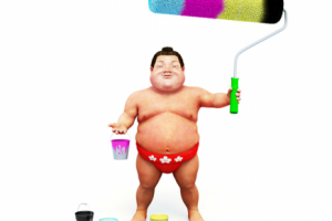 Образ для рекламы широкоформатной печати