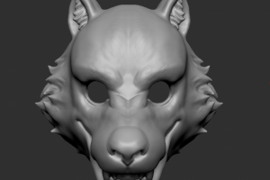 Маска волка (из игры Tiny Bunny)